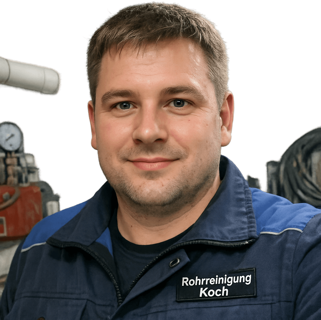 Erfahrener Servicetechniker in sauberer Arbeitskleidung